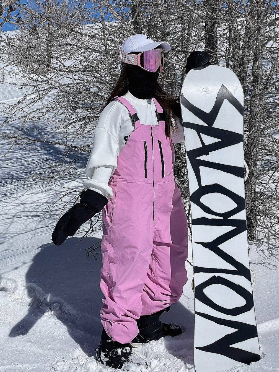 Windproof Oversize 3L Bib Pants - Unisex