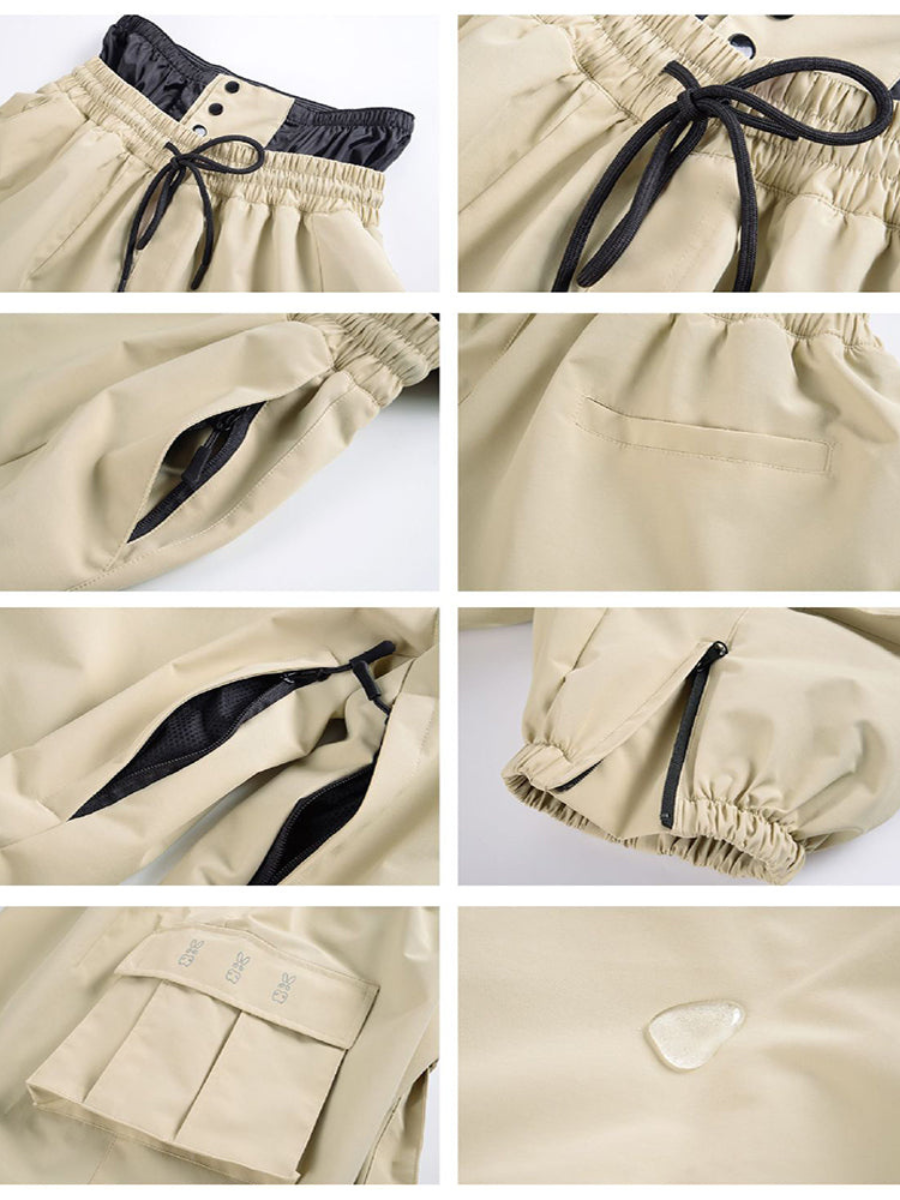 3L Snowboard Loose Cargo Ski Pants - Unisex