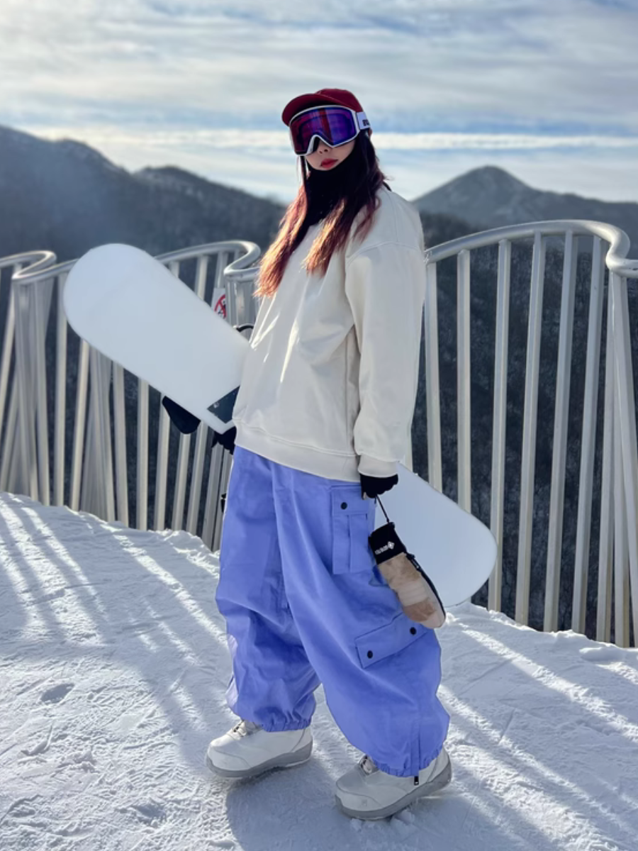 3L Waterproof Snowboard Baggy Cargo Pants - Unisex