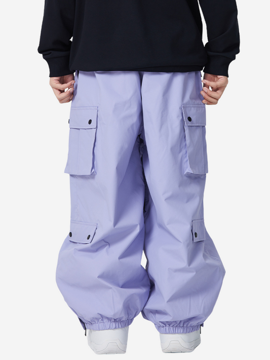 3L Waterproof Snowboard Baggy Cargo Pants - Unisex
