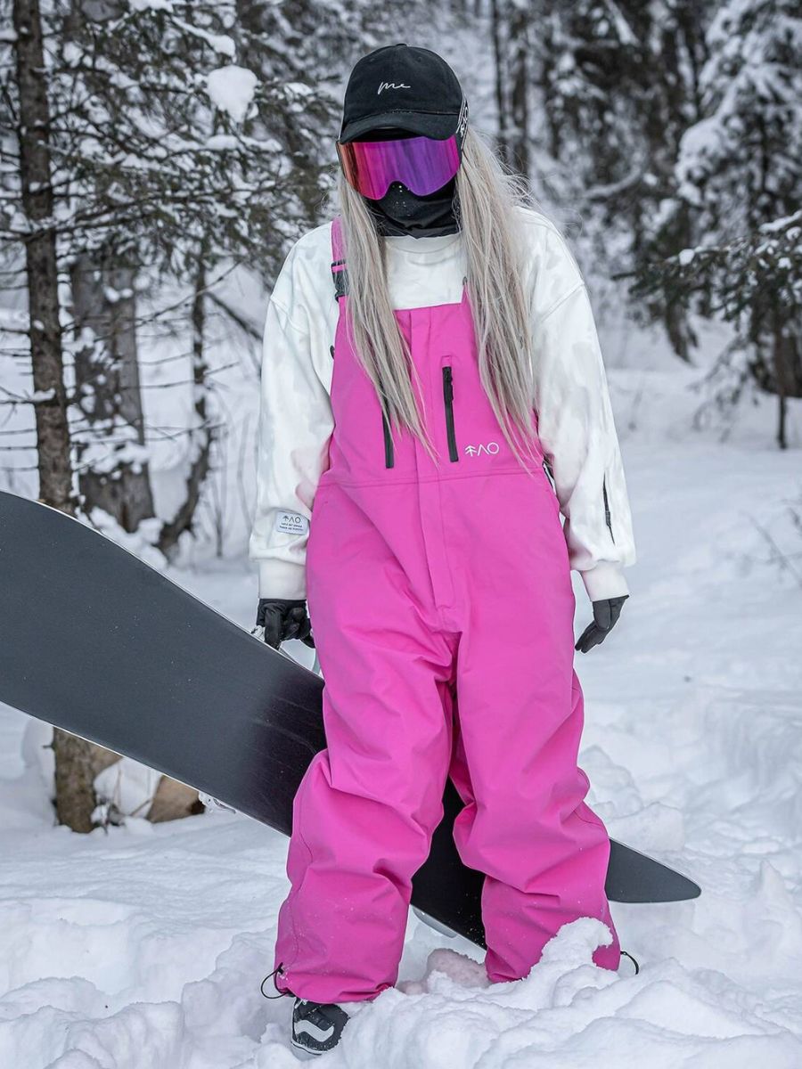 Windproof Oversize 3L Bib Pants - Unisex