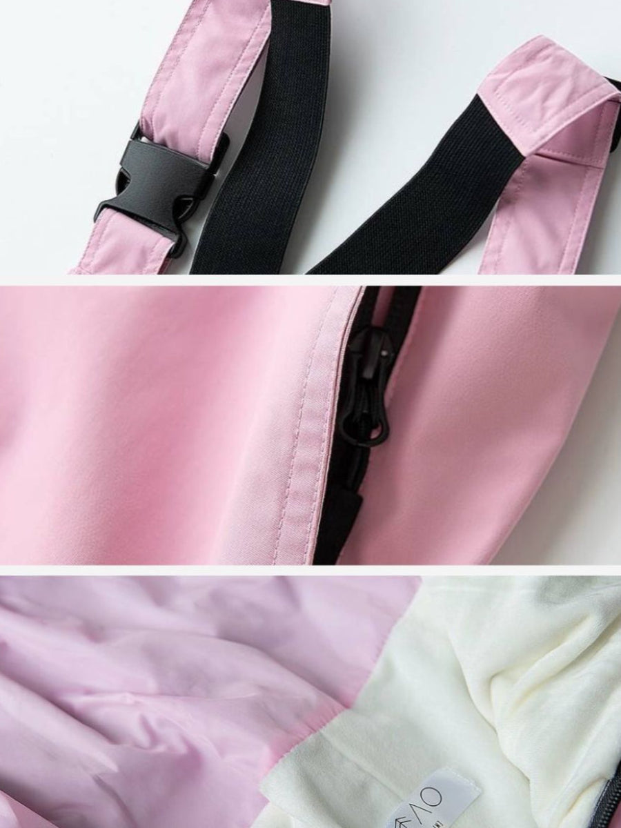 Windproof Oversize 3L Bib Pants - Unisex