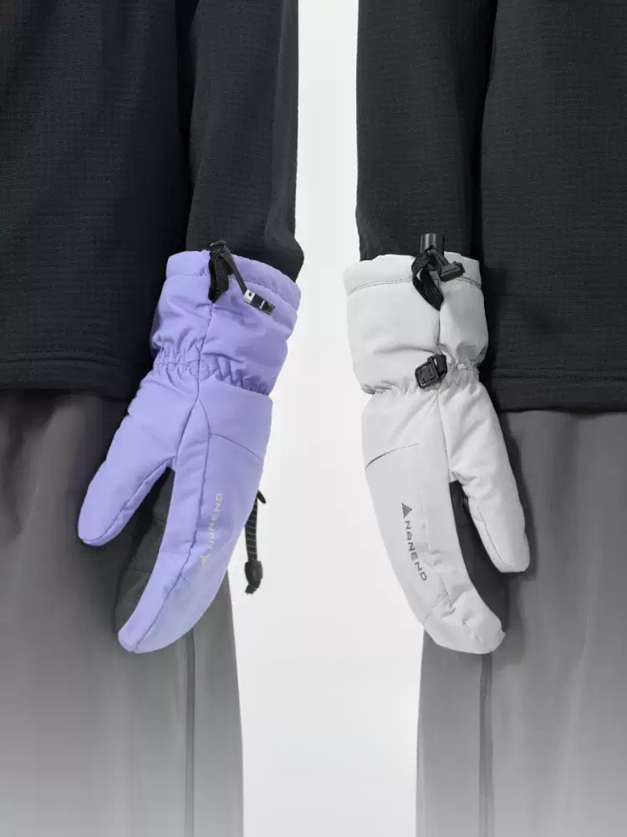 Abrasion-Resistant Waterproof Ski Mittens - Unisex