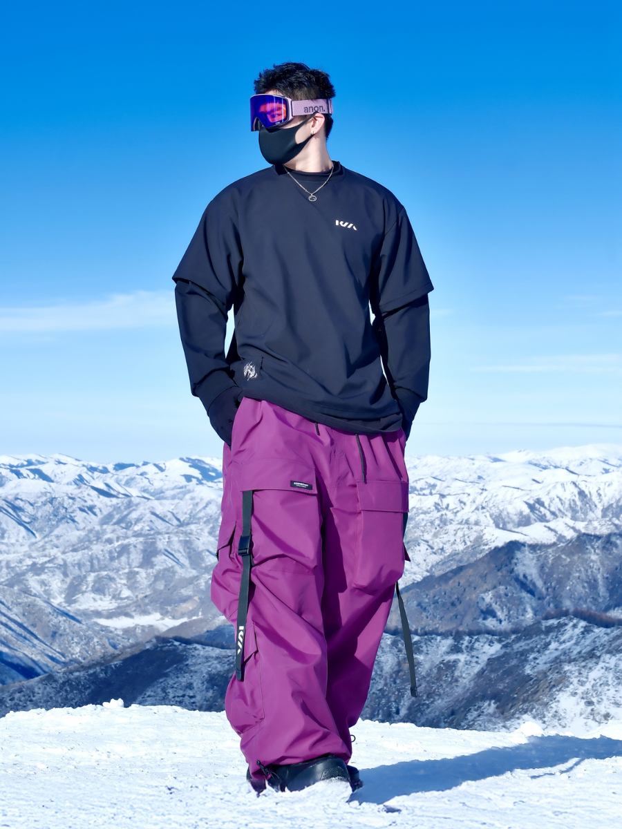 American Style Waterproof Thickened Ski Pants - Unisex