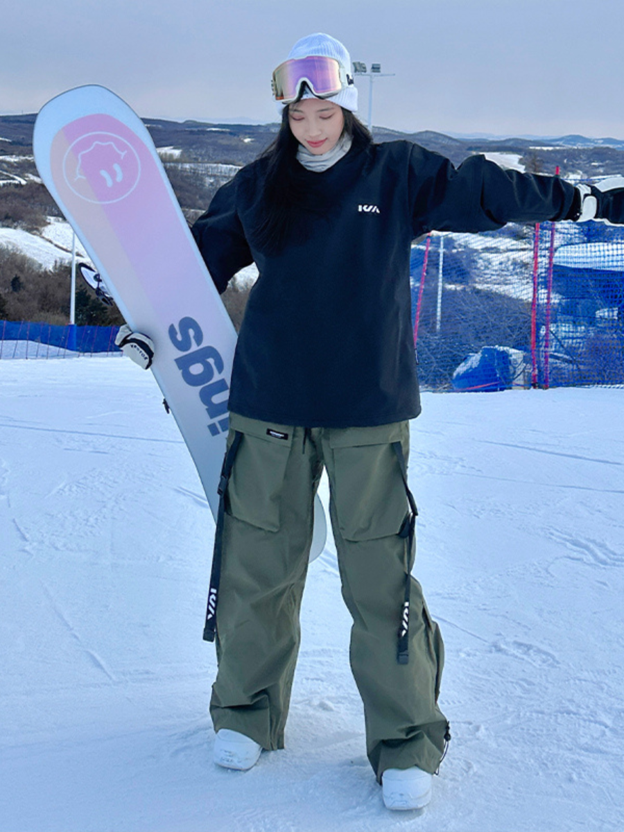 American Style Waterproof Thickened Ski Pants - Unisex
