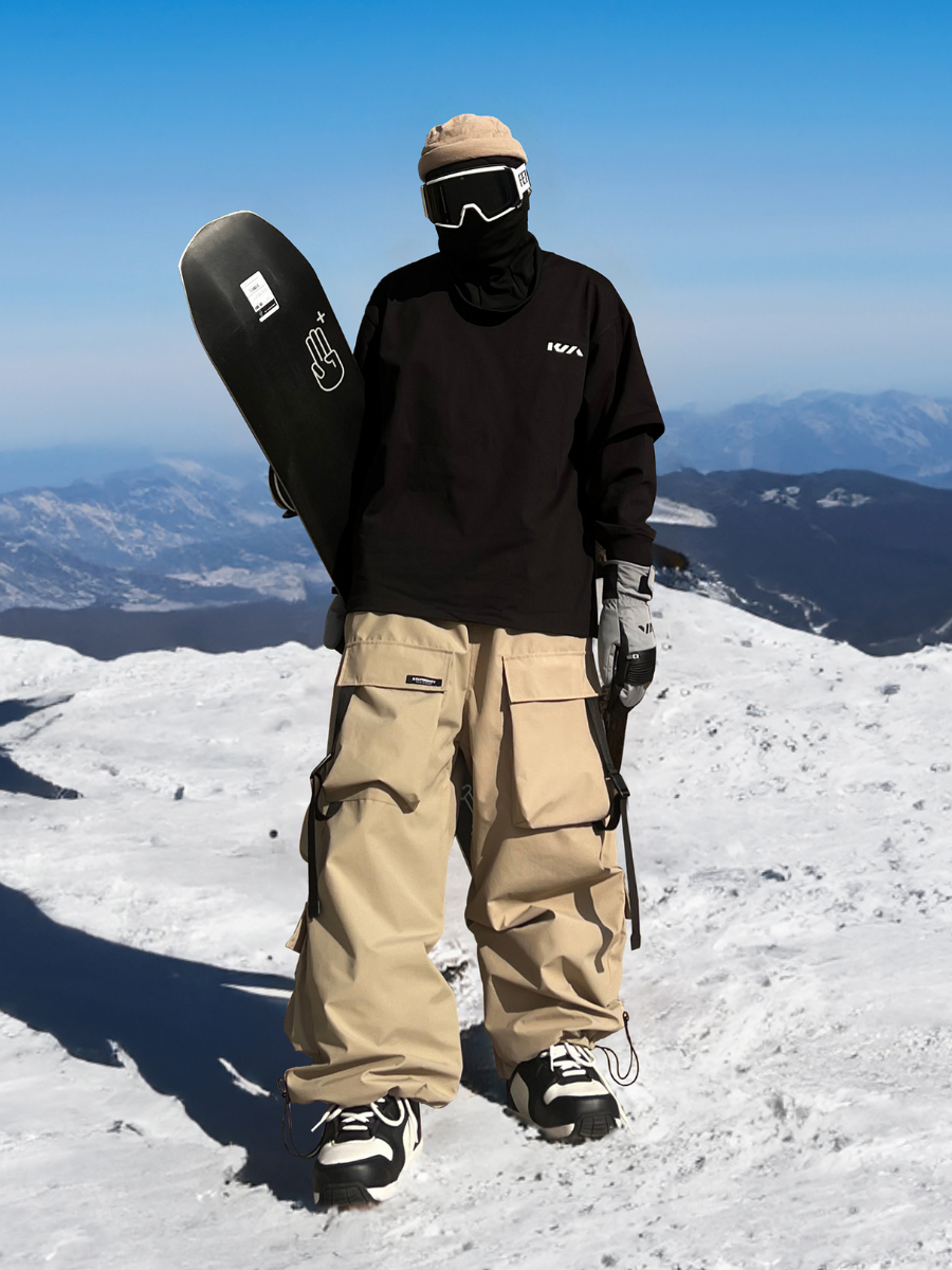 American Style Waterproof Thickened Ski Pants - Unisex