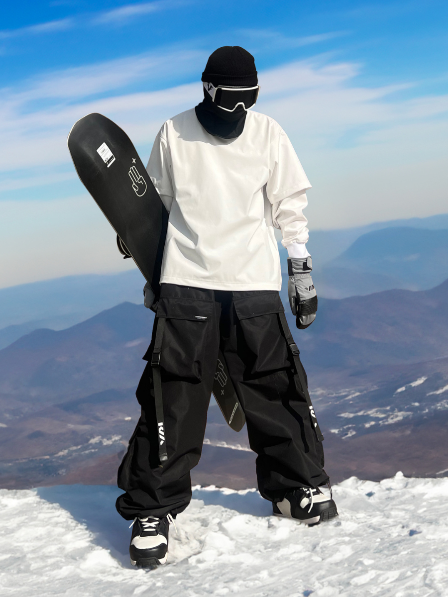 American Style Waterproof Thickened Ski Pants - Unisex