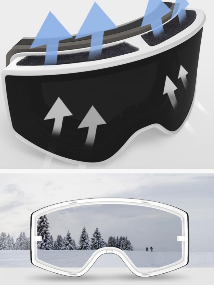 Anti-Fog Ski & Snowboard Goggles - Unisex