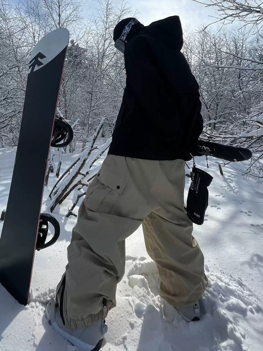 Baggy Waterproof Snowboard Cargo Pants - Unisex