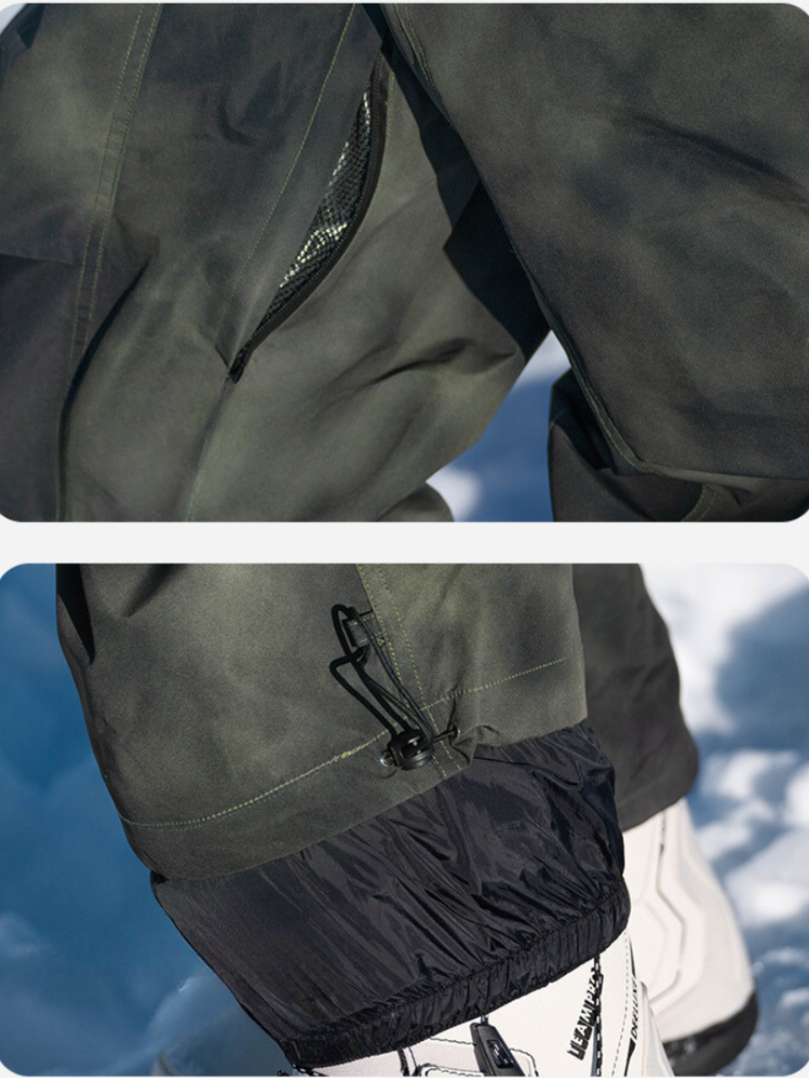 Camouflage Snowboard Waterproof Snow Pants- Men's
