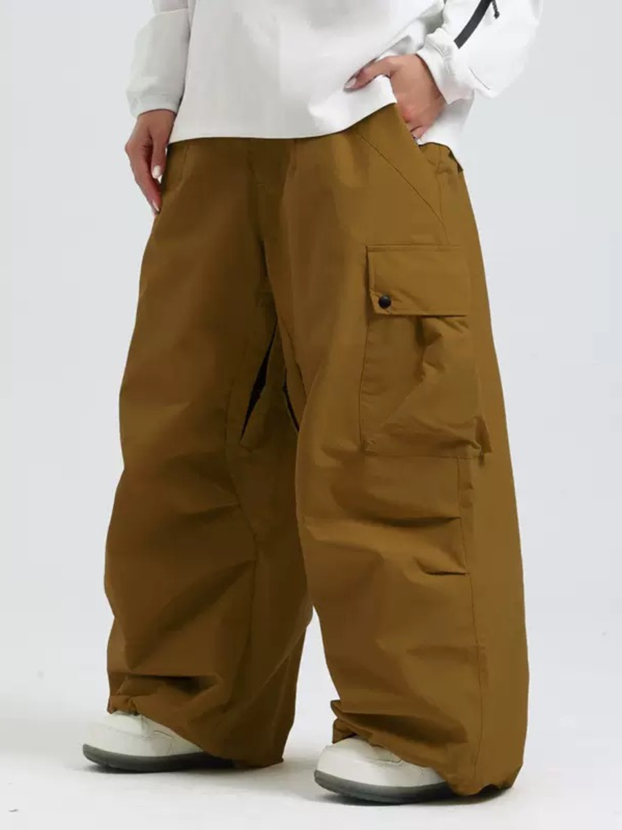 Outdoor Baggy Snowboard Cargo Snow Pants - Unisex