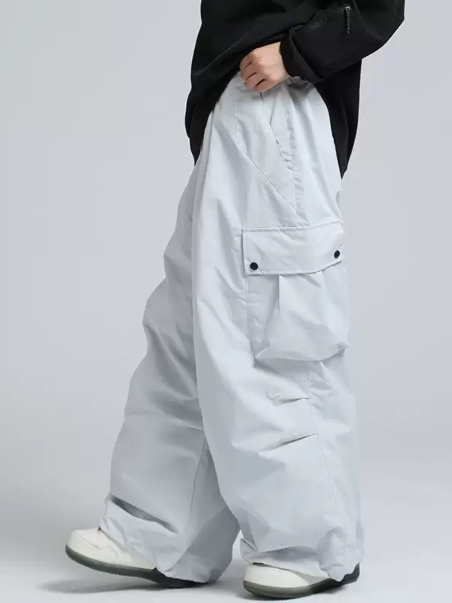 Outdoor Baggy Snowboard Cargo Snow Pants - Unisex