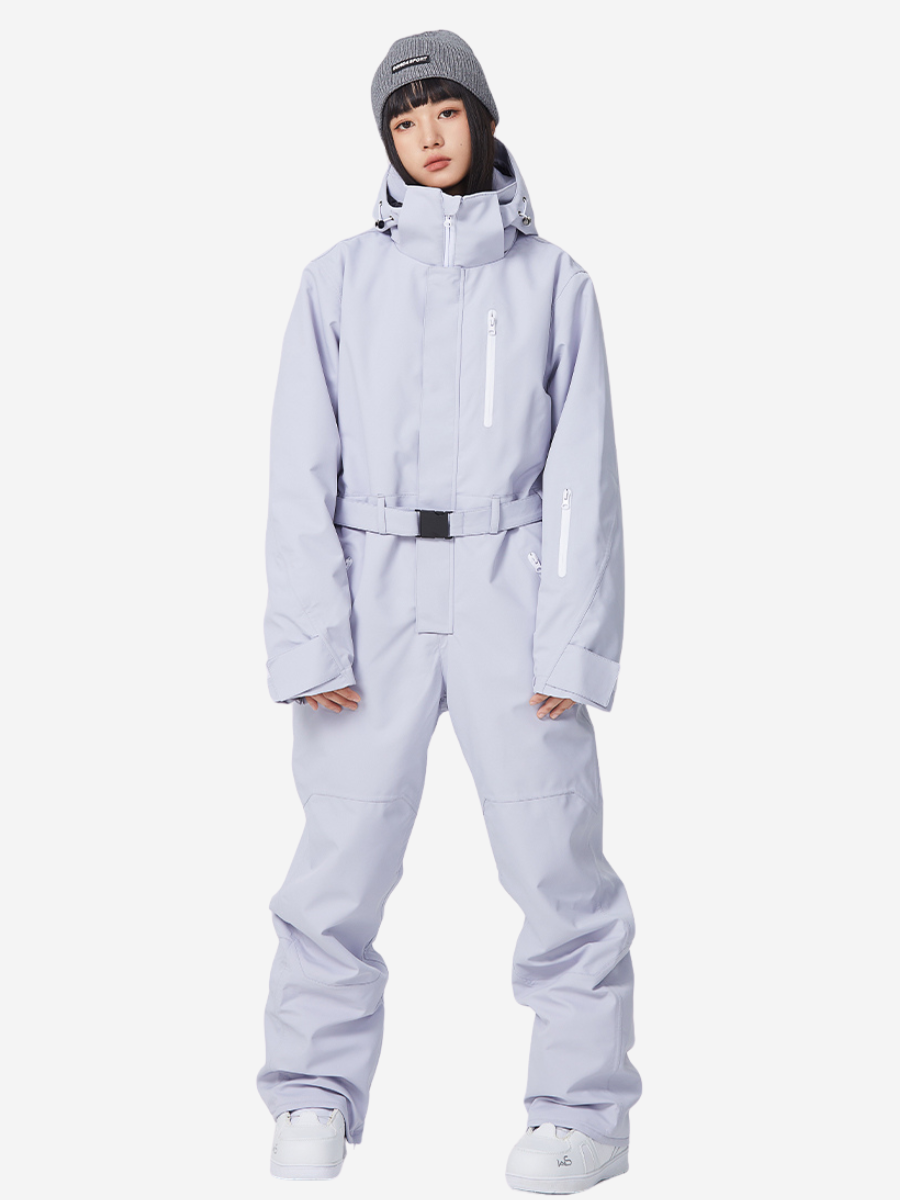 Outdoor Thickened One-piece Ski Suit - Unisex