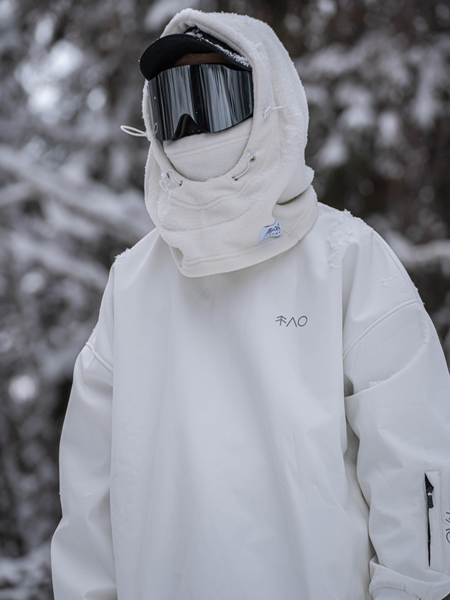 Polar Fleece Windproof Helmet Hood Ski Mask - Unisex