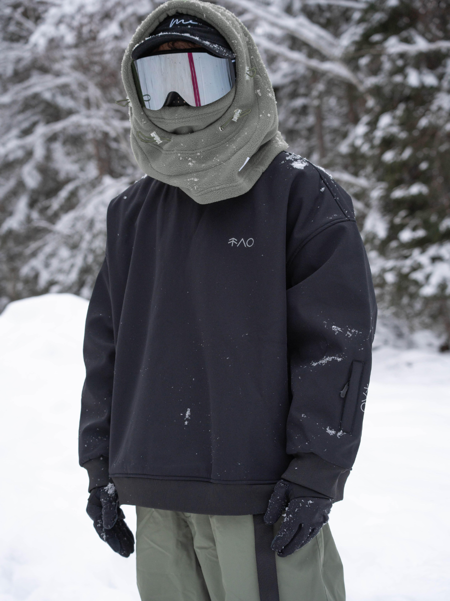 Polar Fleece Windproof Helmet Hood Ski Mask - Unisex