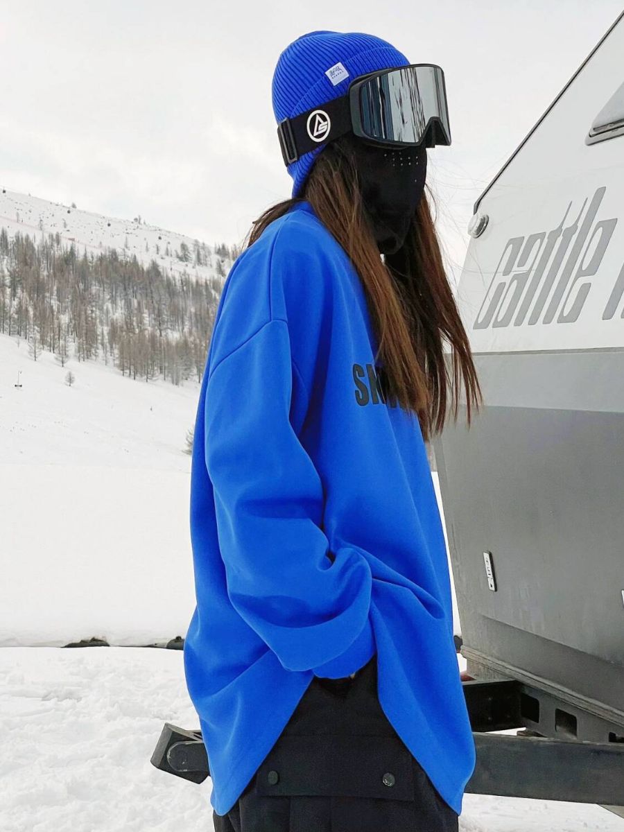 Snowboard Oversize Warm Hoodie - Unisex