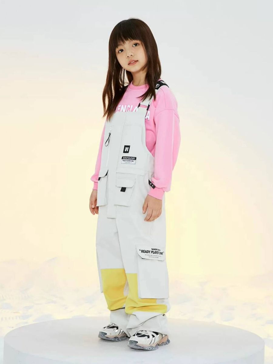 Snowboard Warm Kids Bib Pants - Unisex