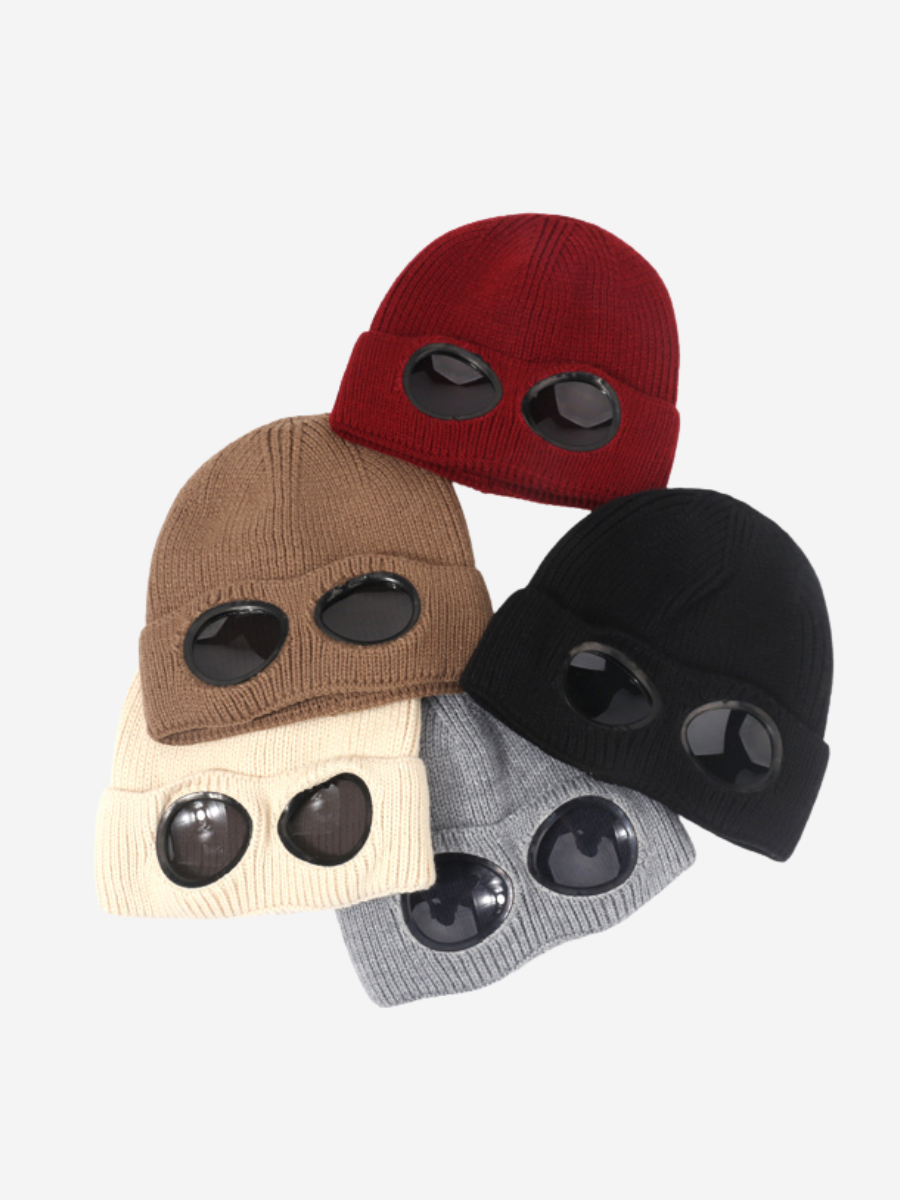 Sunglasses Fleece-Lined Knit Beanie - Unisex