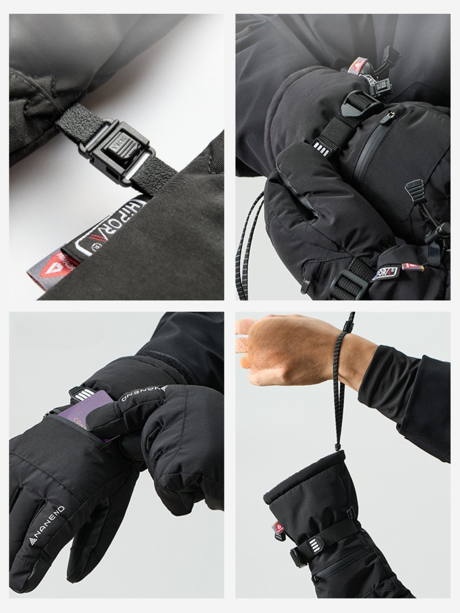 Thick Waterproof Warm Ski Gloves - Unisex