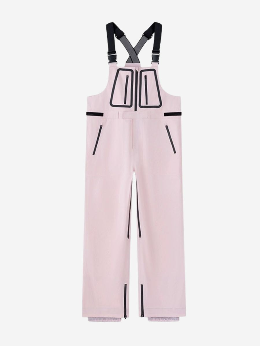 Waterproof 3L Snow Bib Pants - Unisex