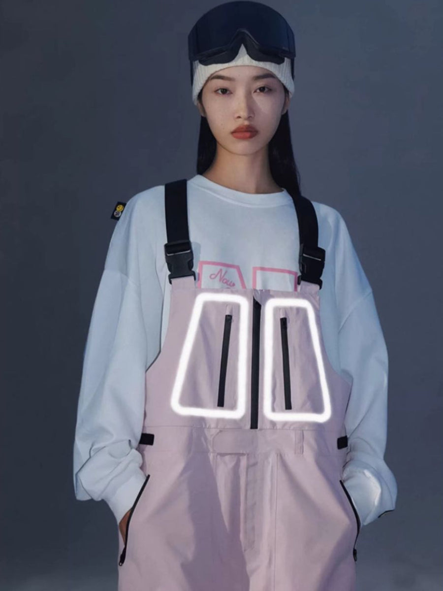 Waterproof 3L Snow Bib Pants - Unisex