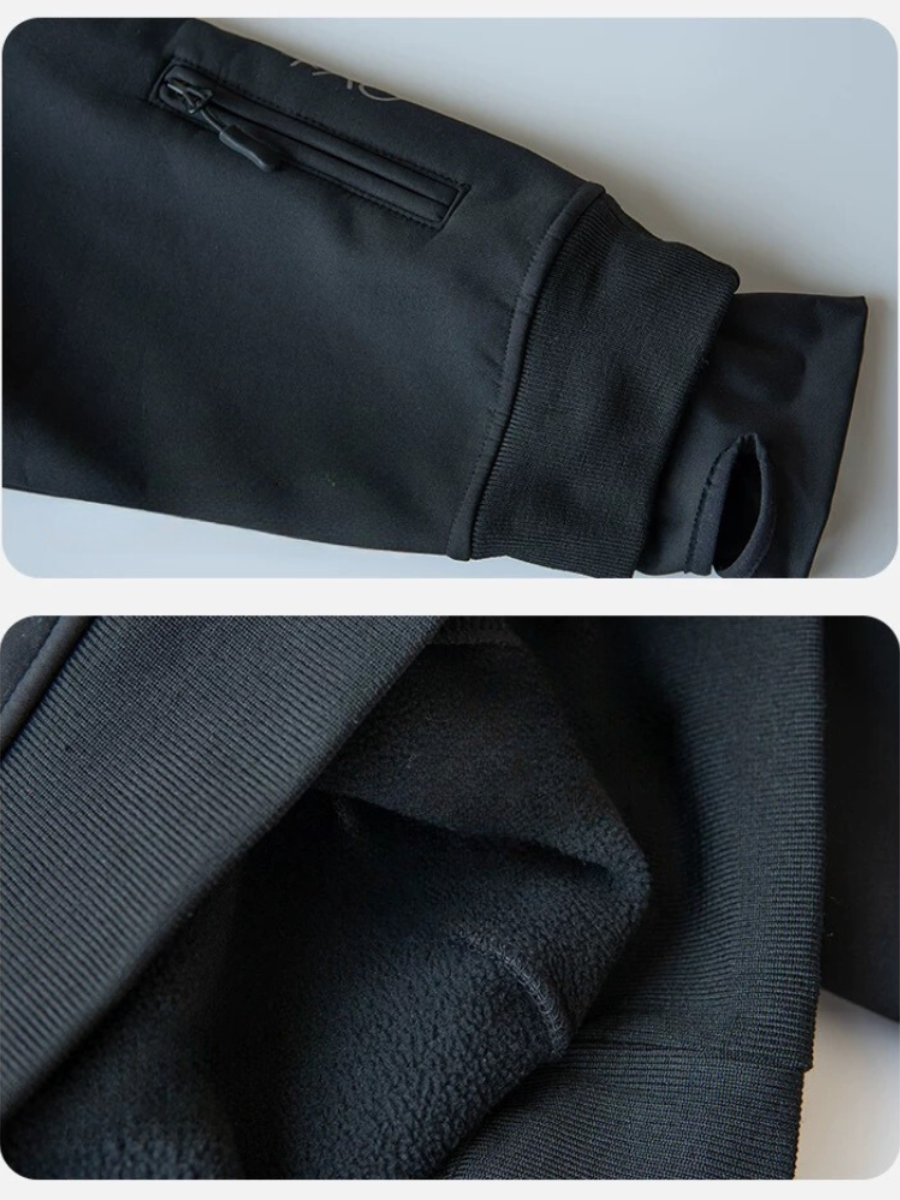 Waterproof Fleece Ski Hoodie - Unisex