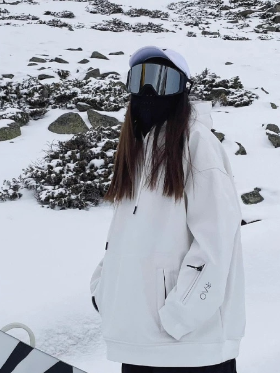 Waterproof Fleece Ski Hoodie - Unisex