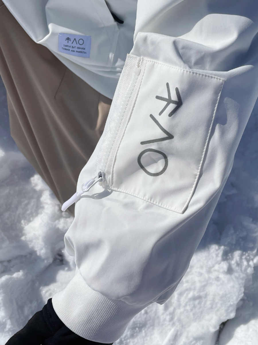 Waterproof Fleece Ski Hoodie - Unisex
