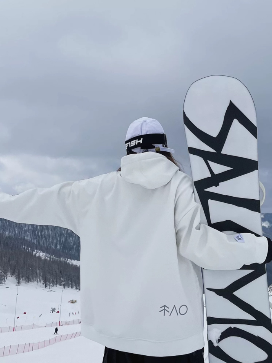 Waterproof Fleece Ski Hoodie - Unisex