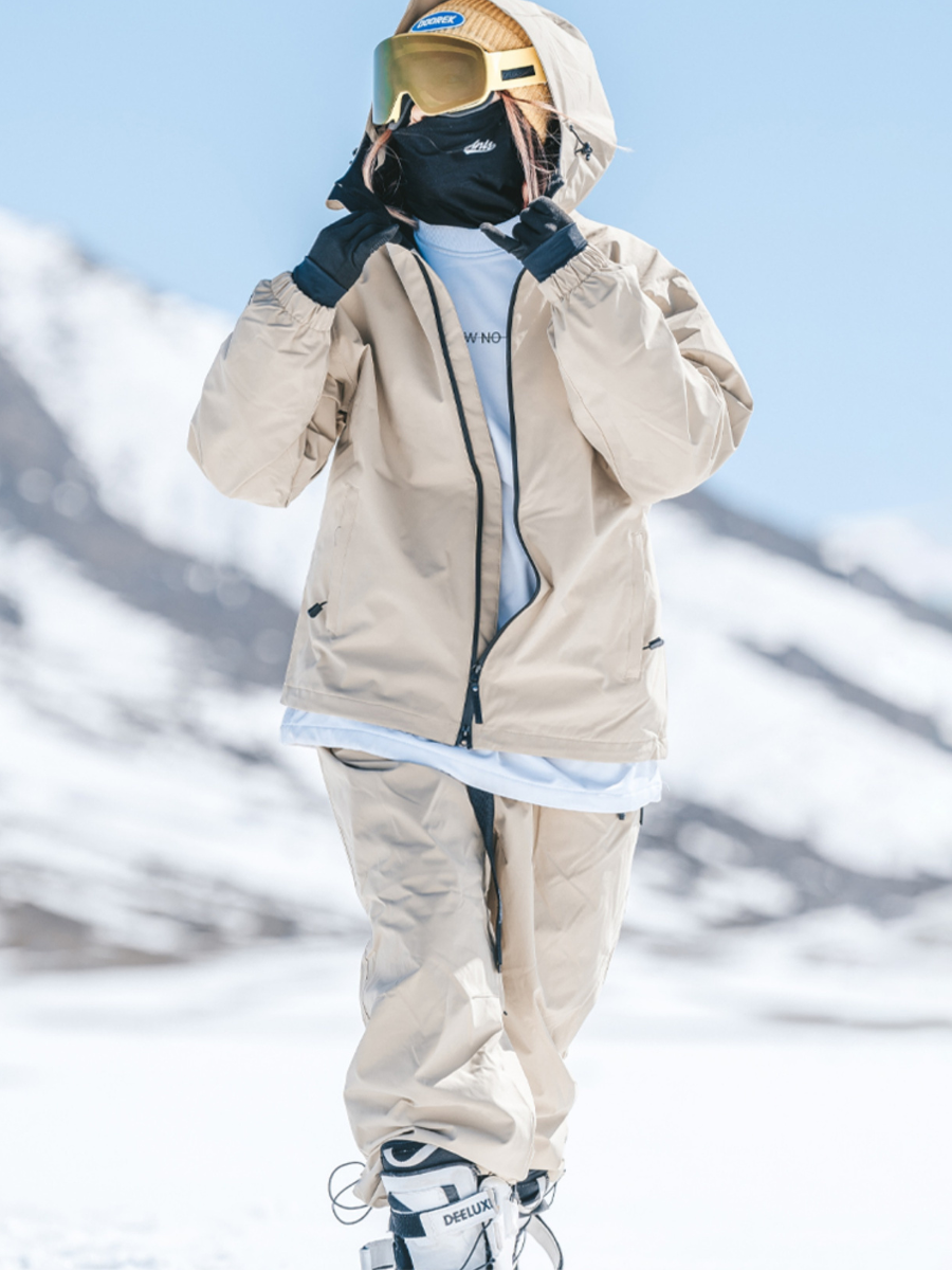 Waterproof Loose Lightweight Ski Suit - Unisex