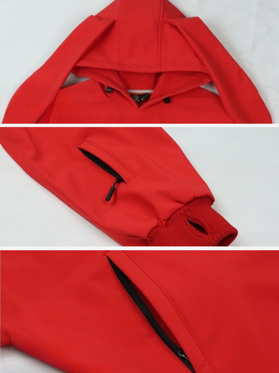 Waterproof Rabbit Ears Snow Hoodie - Women's