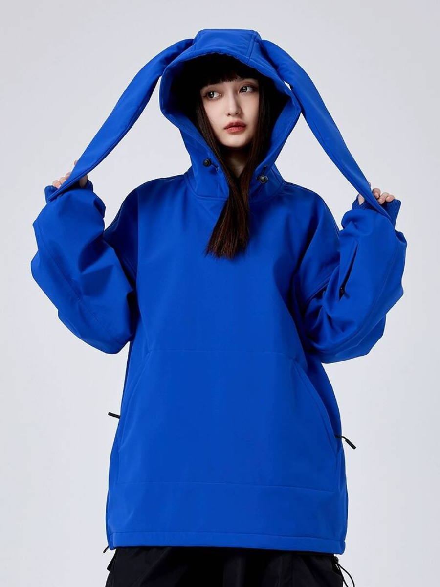 Waterproof Rabbit Ears Snow Hoodie - Women's