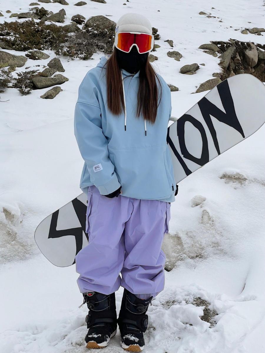 Waterproof Windproof Insulated Baggy Cargo Snow Pants - Unisex