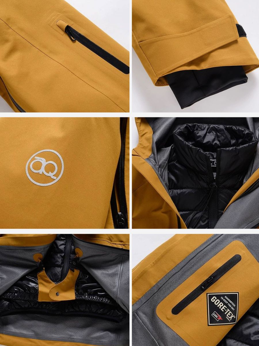 Windproof 3L Hardshell Ski Jacket - Men's