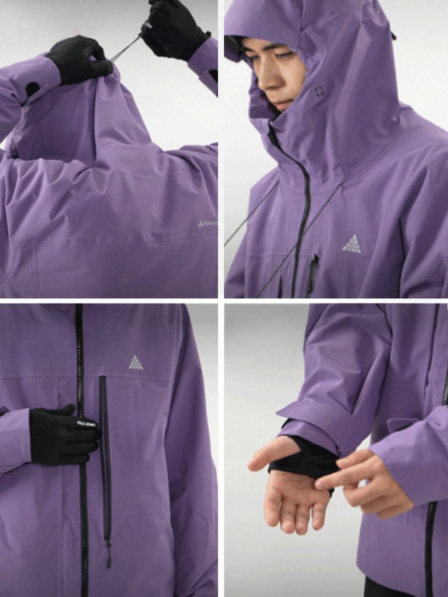 Windproof 3L Warm Snow Jacket - Unisex