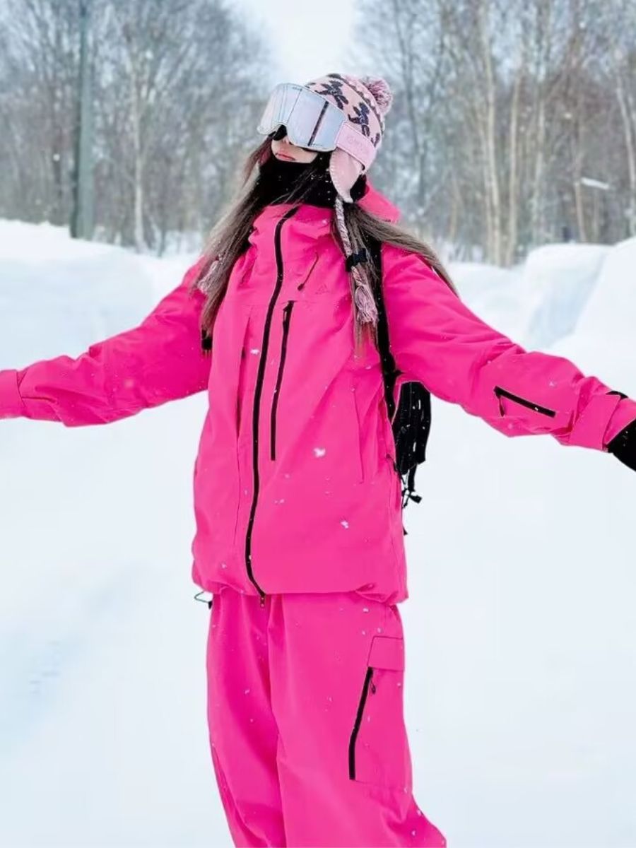 Windproof 3L Warm Snow Jacket - Unisex
