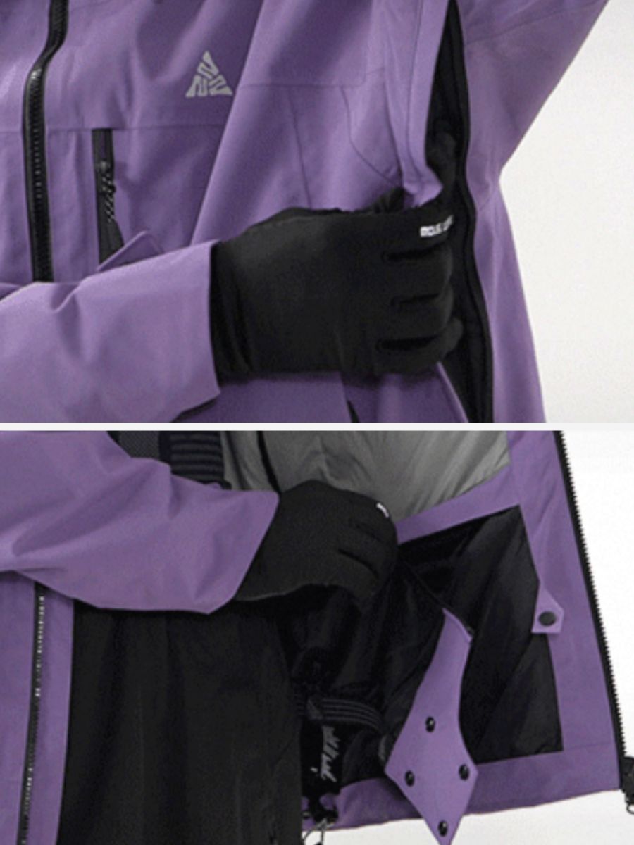 Windproof 3L Warm Snow Jacket - Unisex