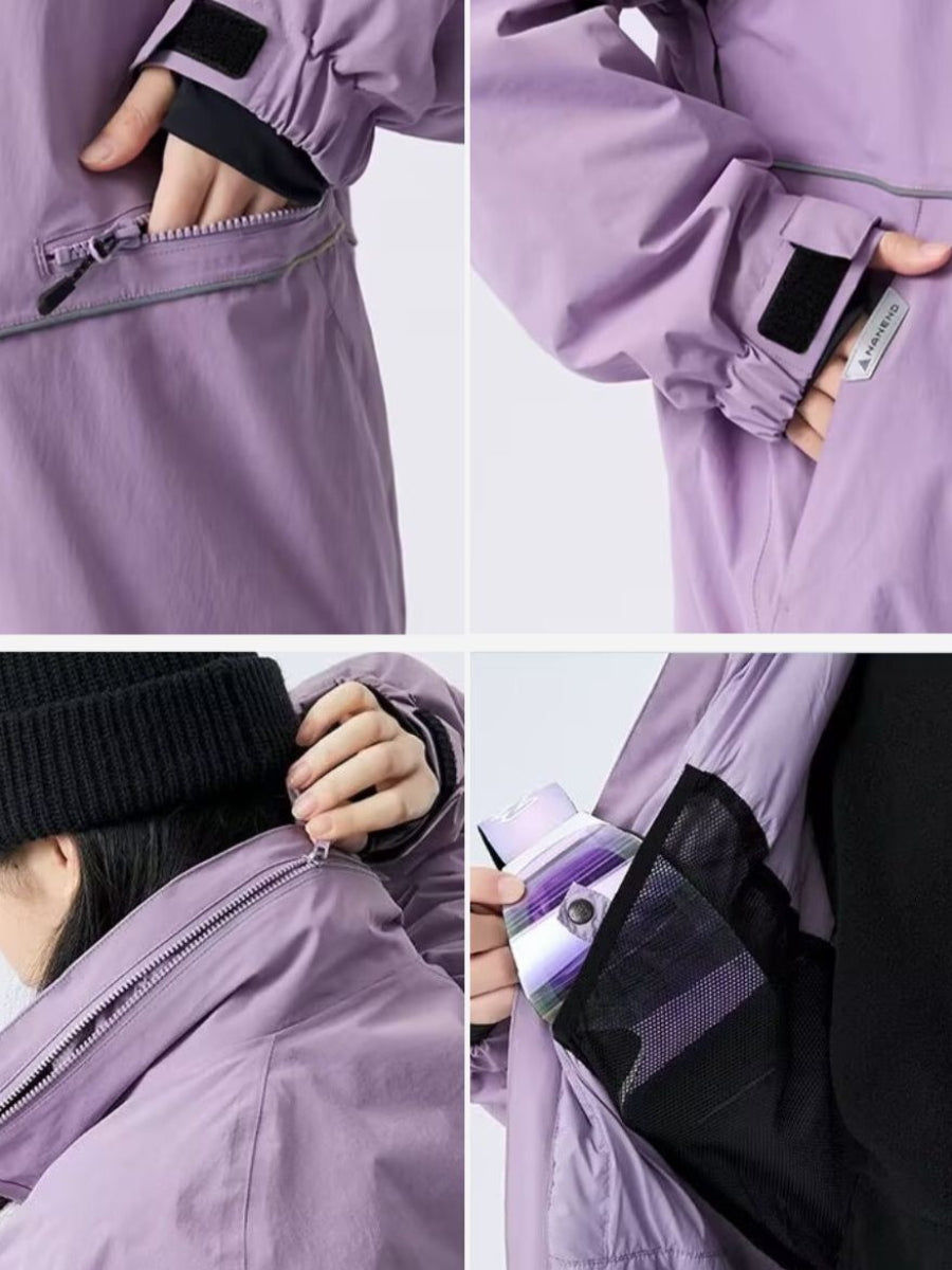 Windproof Snowboarding Thick Snow Jacket - Unisex