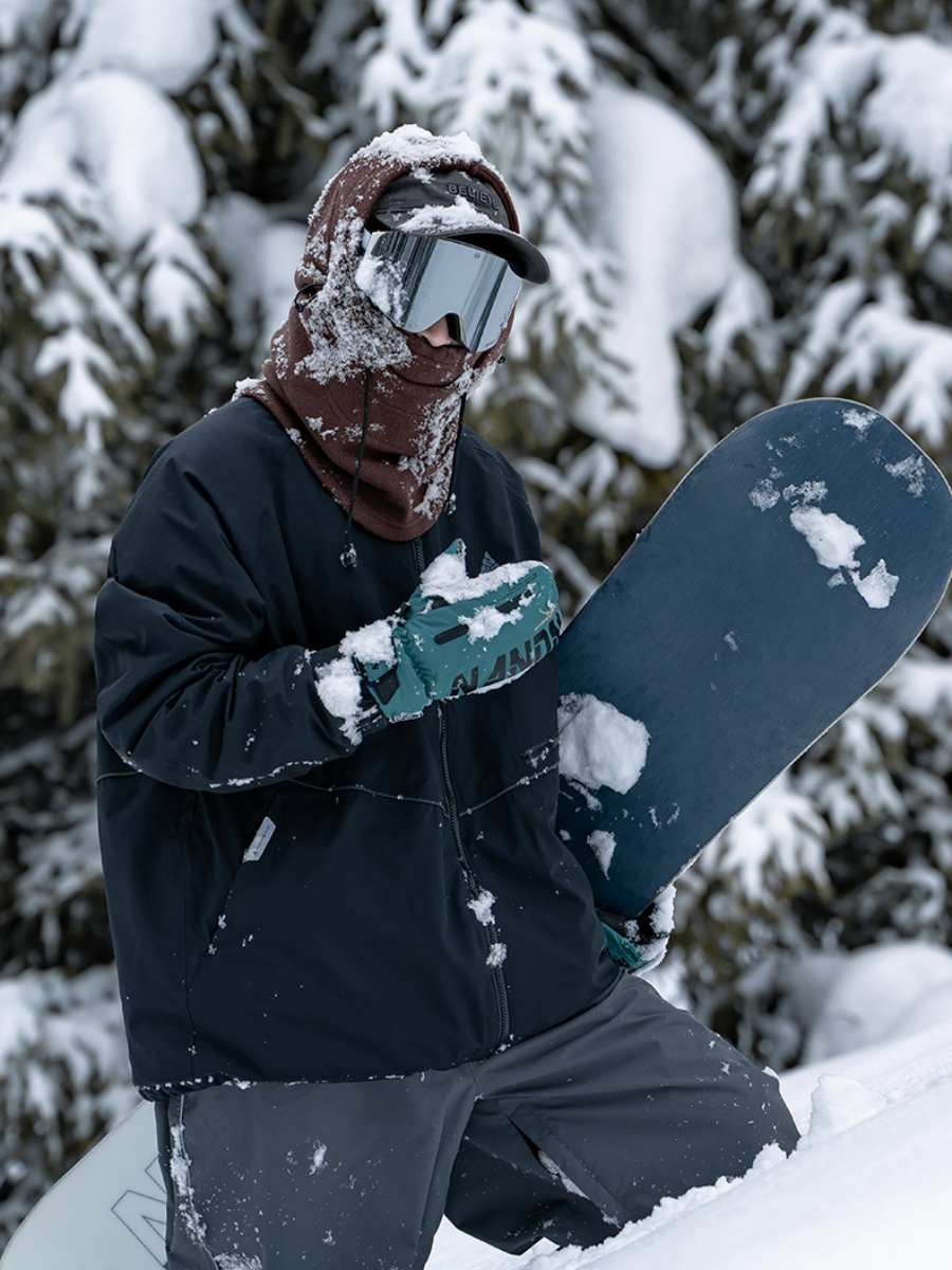 Wrist Guard Waterproof Ski Mittens - Unisex