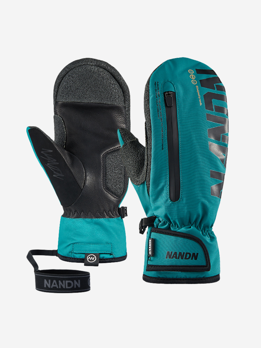 Wrist Guard Waterproof Ski Mittens - Unisex