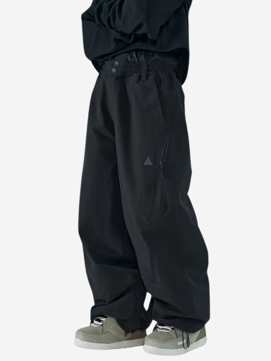 3L Loose Waterproof Fleece Snow Pants - Unisex