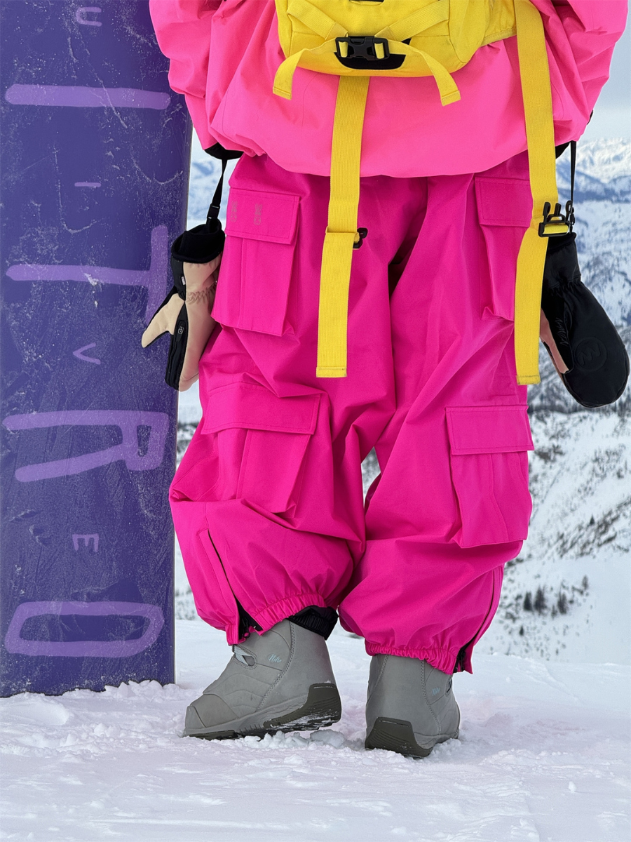 3L Snowboard Loose Cargo Ski Pants - Unisex