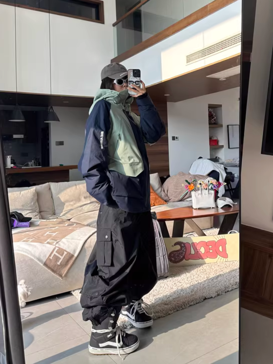 3L Waterproof Snowboard Baggy Cargo Pants - Unisex