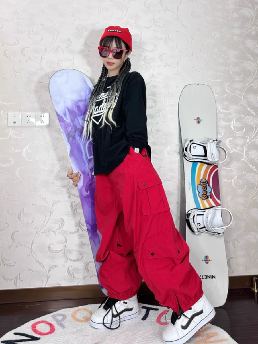 3L Waterproof Snowboard Baggy Cargo Pants - Unisex