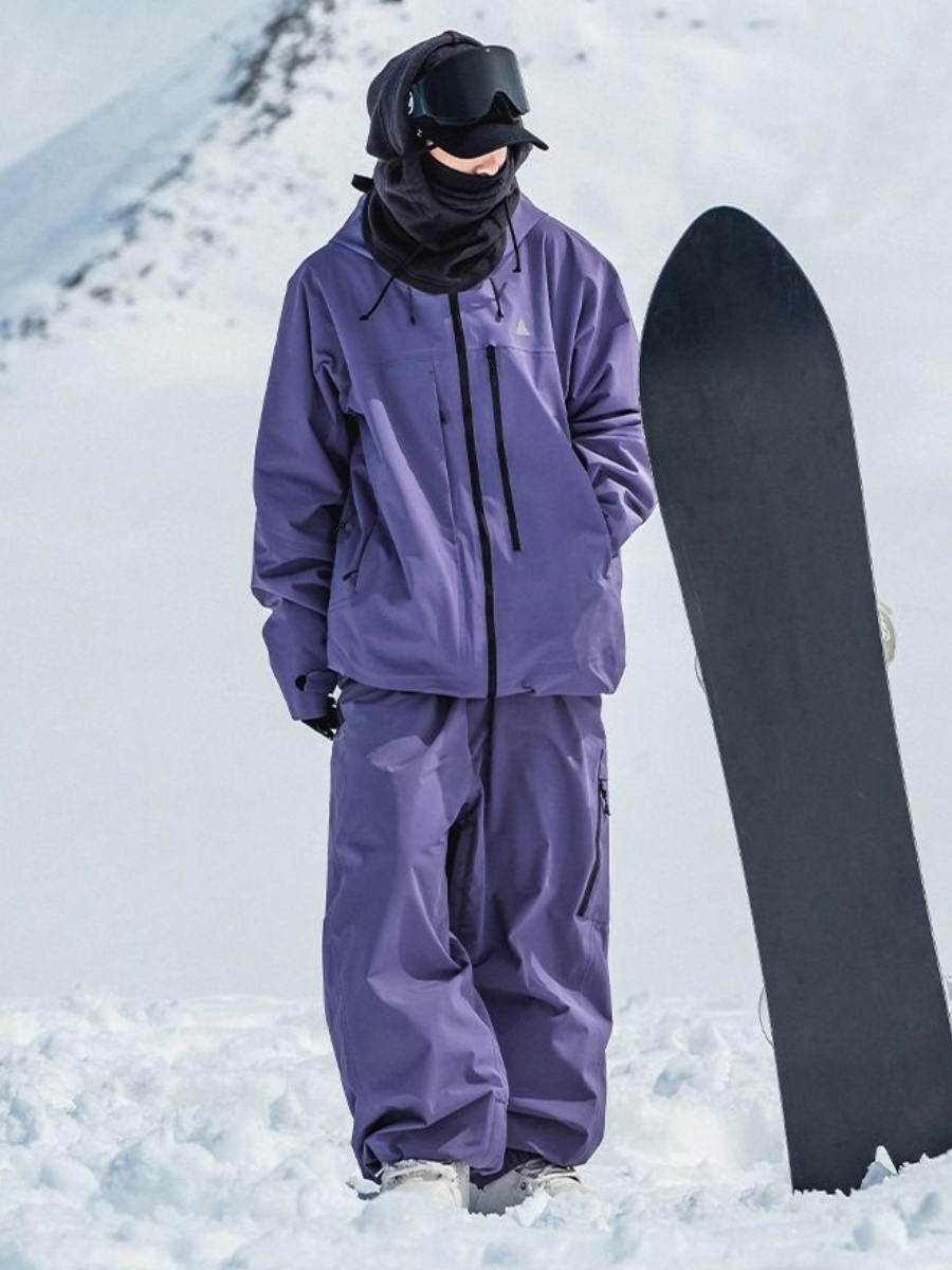 3L Waterproof Thickened Baggy Ski Pants - Unisex