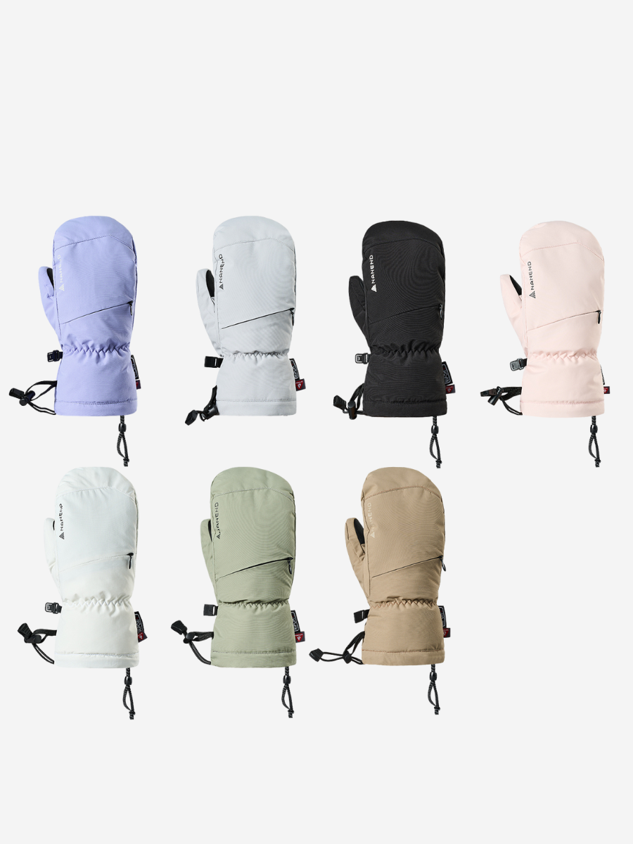 Abrasion-Resistant Waterproof Ski Mittens - Unisex