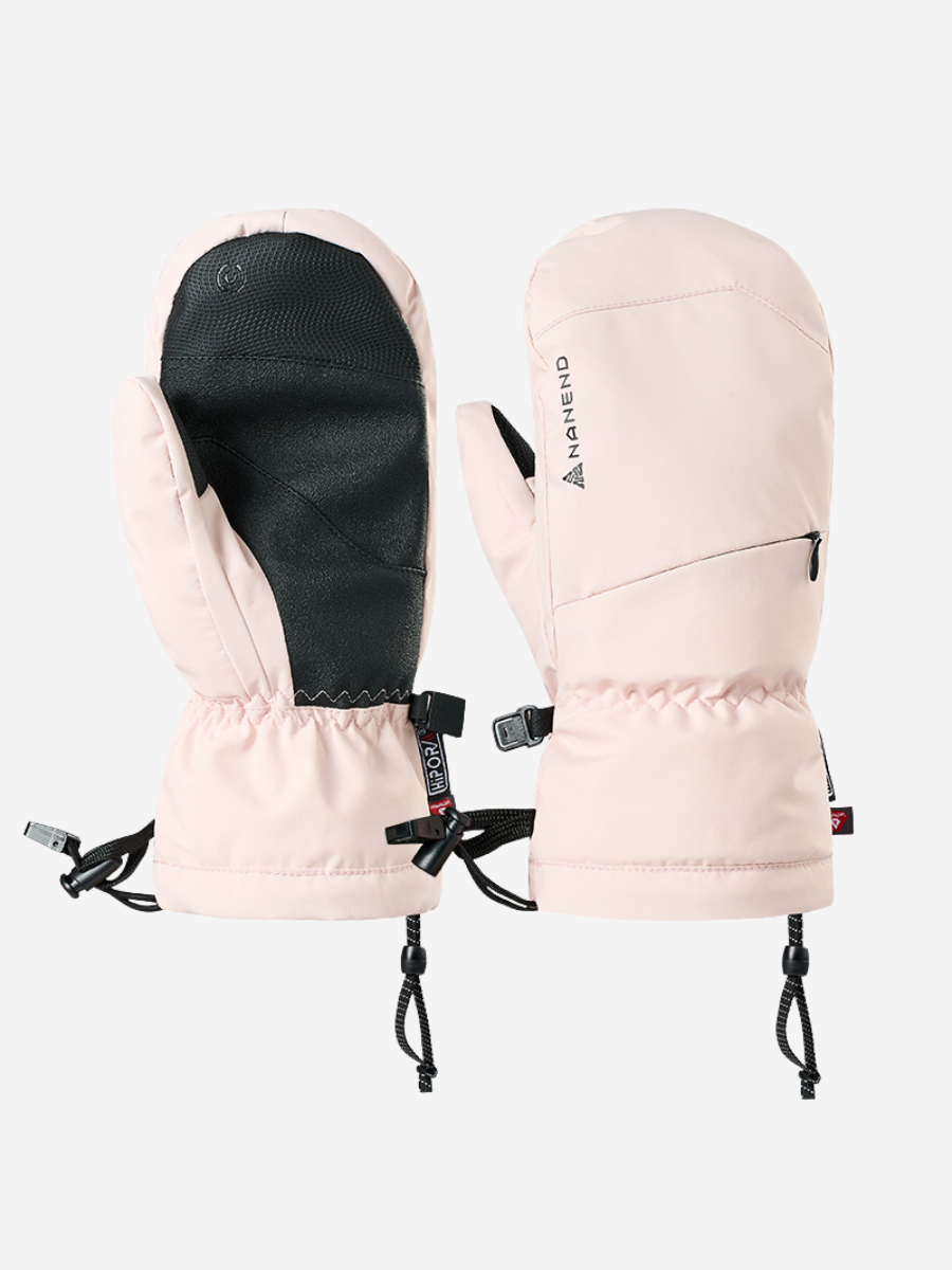 Abrasion-Resistant Waterproof Ski Mittens - Unisex