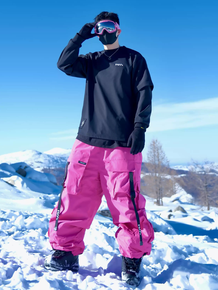 American Style Waterproof Thickened Ski Pants - Unisex