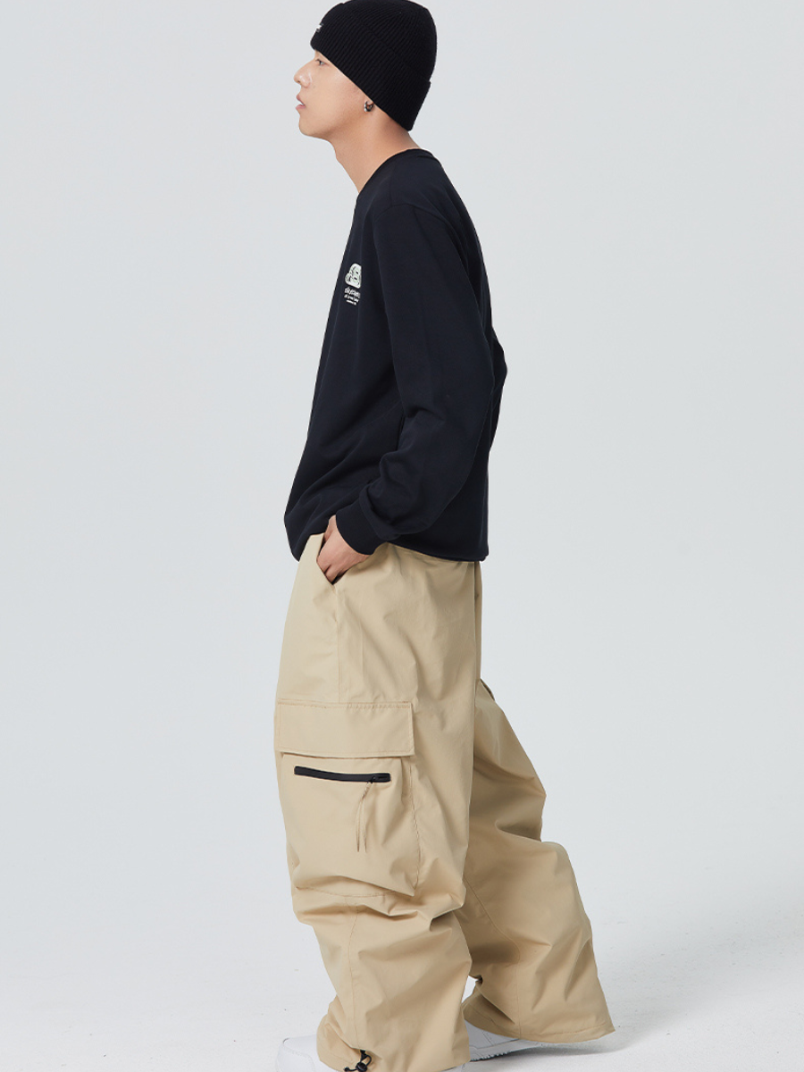 Baggy Snowboard Cargo Snow Pants - Unisex