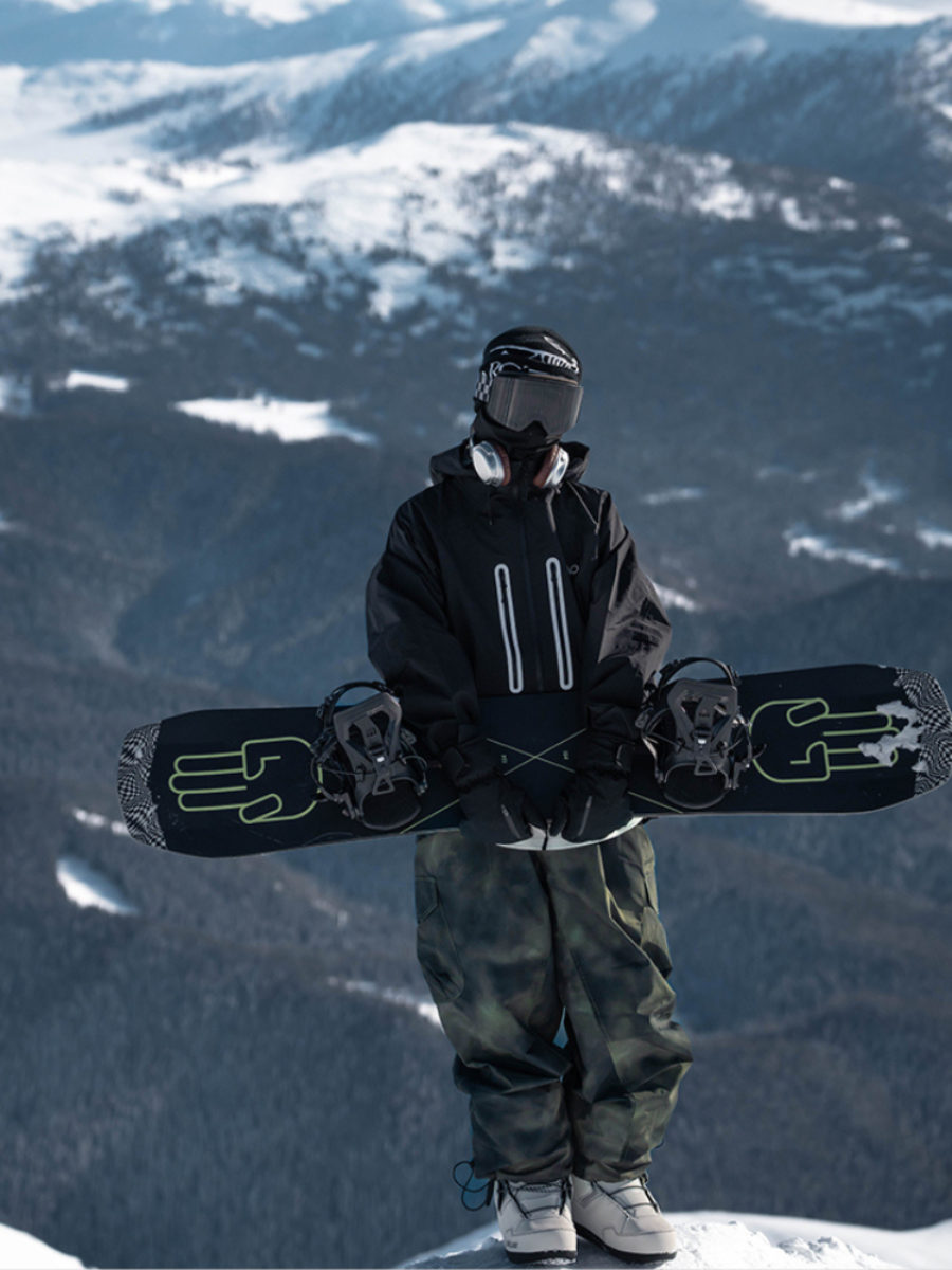 Camouflage Snowboard Waterproof Snow Pants- Unisex